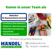 ✅️ Elektriker für Baumaschinen (m/w/d) Teilzeit oder 520€ Basis Bayern - Ingolstadt Vorschau