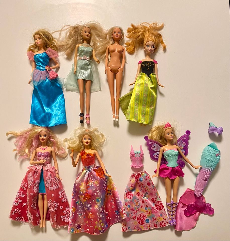 Barbie Meerjungfrau Anna Blumen Fee Prinzessin in Bad Langensalza