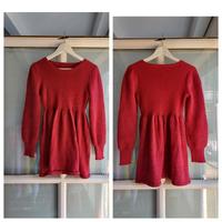 Kurzes Strickkleid | Shein | Größe S/36 | weinrot Niedersachsen - Worpswede Vorschau