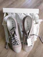 Esprit Schuhe Sneaker Schnürer Sommerschuhe, grau Niedersachsen - Wedemark Vorschau