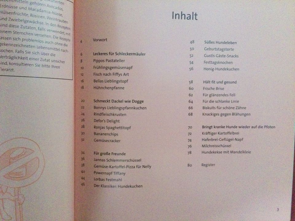 Frisst nicht, gibts nicht Kochen für Hunde Rezepte Kochbuch Buch in Bergisch Gladbach