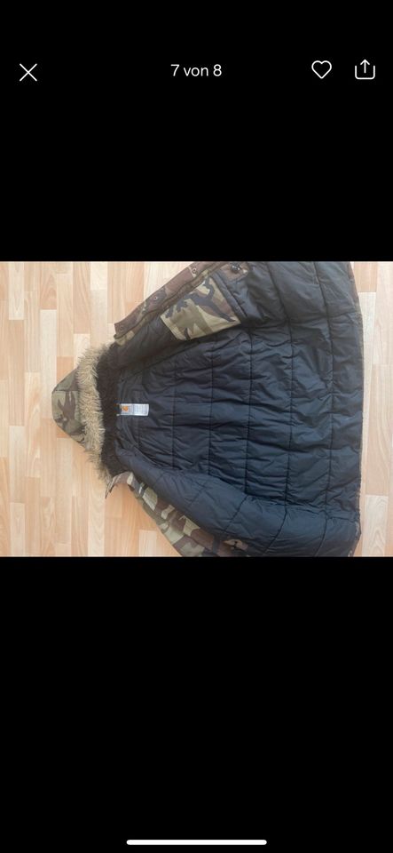 Carhartt Camouflage Tarn Parka Jacke Winter GR. M in Finsterwalde