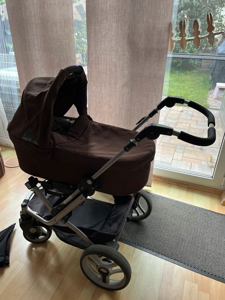 Teutonia Kinderwagen Mistral S Sportsitz, Babyschale mit viel in Bernau