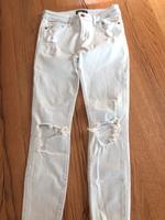 Abercrombie & Fitch Jeans 24|00 Ankle helles hellblau destroyed Schleswig-Holstein - Oststeinbek Vorschau
