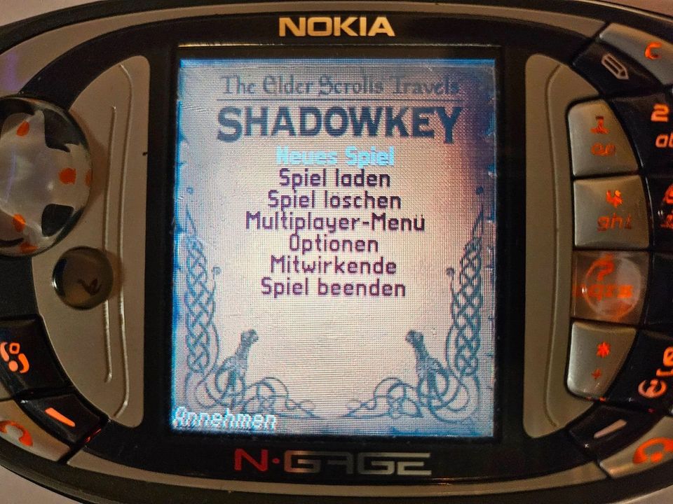 Nokia N Gage The Elder Scrolls Travels Shadowkey Rar Sammler Top in Neumark