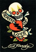 Ed Hardy Karte - Skull and Heart Tattoo "Death of Love" Thüringen - Pössneck Vorschau