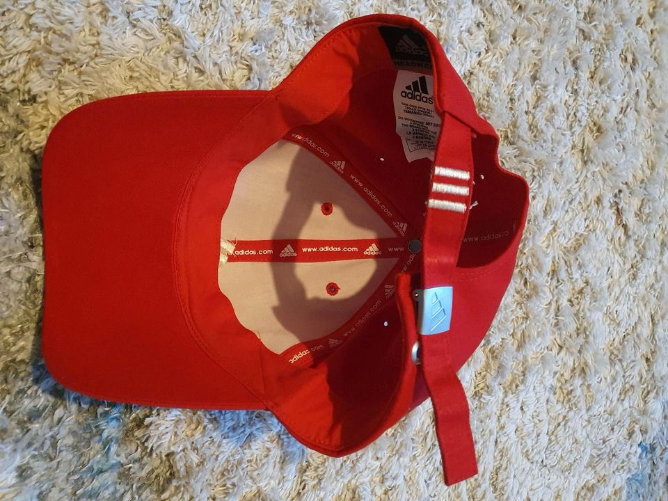 [NEU] Adidas DFB Cap Mütze rot Einheitsgröße verstellbar in Köln