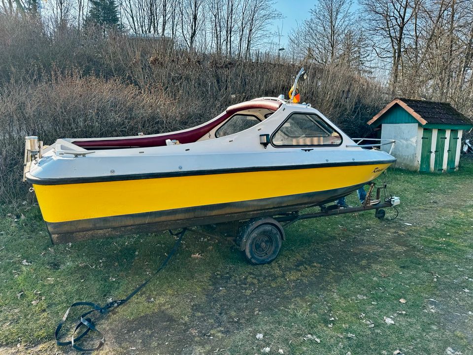 Motorboot, 4,95m, 6ps. in Hamburg