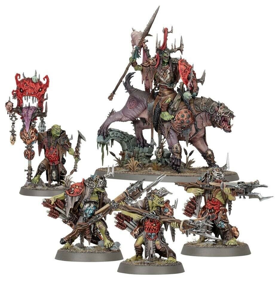 Warhammer aos Age of Sigmar Moorpirscha-Bossmob Orruk Warclans in Wehrheim