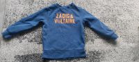 Kinder Sweatshirt Pullover Von Zadig & Voltaire Blau Größe 104 Niedersachsen - Haste Vorschau