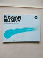 Betriebsanleitung für Nissan Sunny N13-G  Dez. 1988 Berlin - Lichtenberg Vorschau