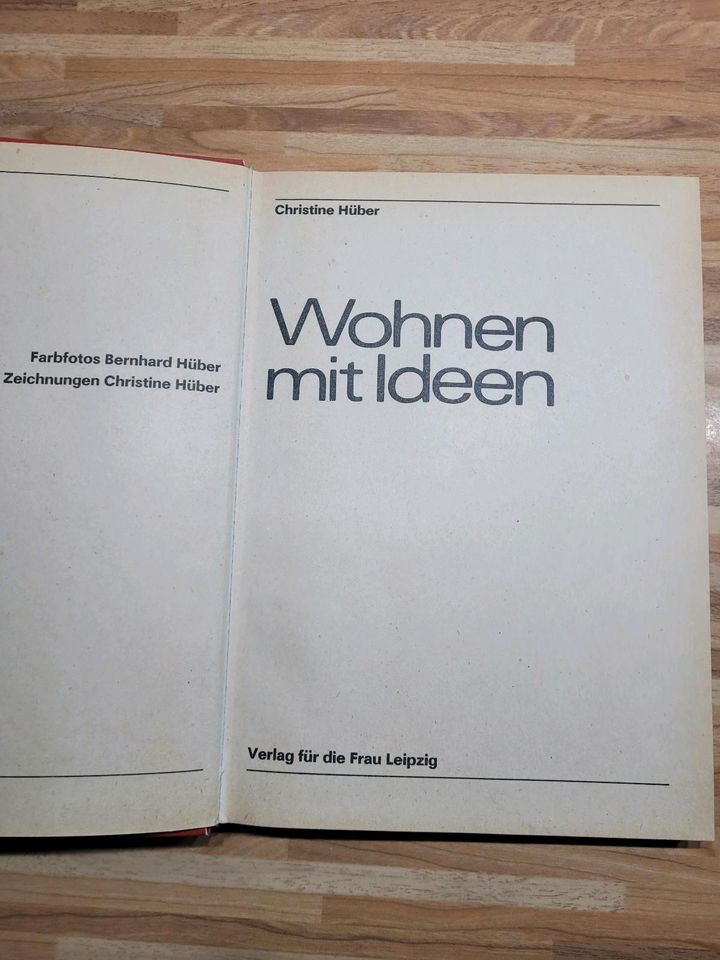 DDR Buch Wohnen mit Ideen Deko Haus Hof Kult DDR in Wismar
