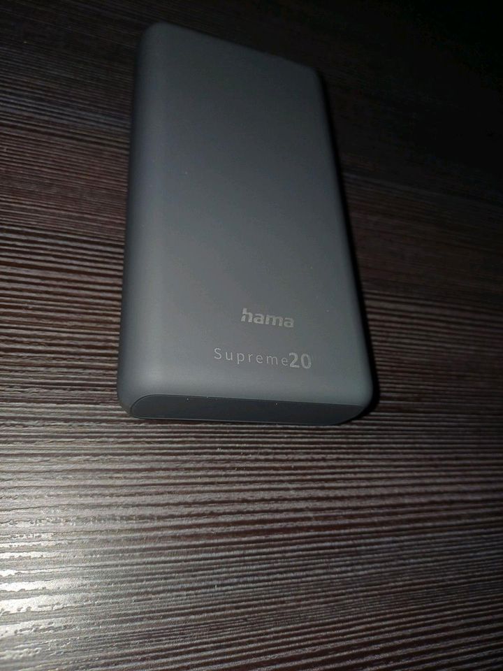 HAMA Power Pack Supreme 20HD Powerbank 20000 mAh Grau in Magdeburg