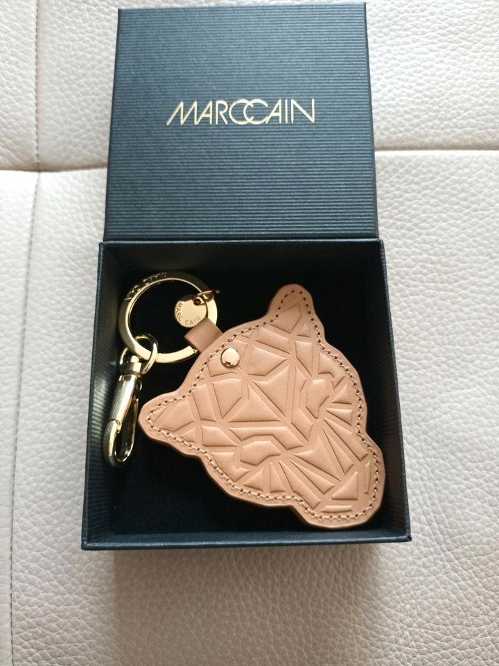 Marc Cain Schlüsselanhänger Key Tag Tasche Anhänger Accessoire Sp in Lintig