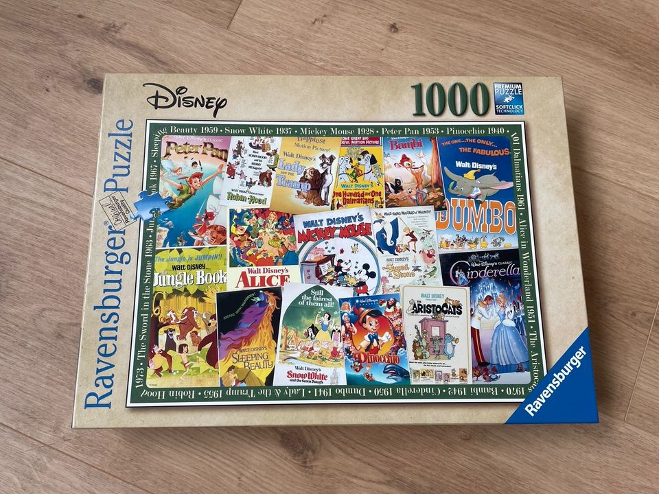 Disney Puzzle 1000 Teile Vintage Movie Poster in Osnabrück