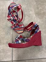 Tommy Hilfiger Keilabsatzschuhe mit Schleife an Knöchel Baden-Württemberg - Brackenheim Vorschau