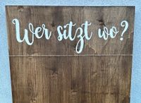 schöner Sitzplan HOLZ zur Hochzeit * NEU * Bayern - Waging am See Vorschau