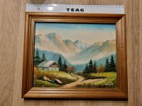 Ölgemälde Alpenmotiv Berge handgemalt Maler Hoppe Thüringen - Jena Vorschau