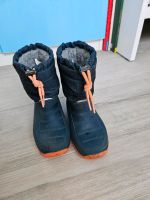 Gefütterte Gummistiefel Gr. 27 blau Bayern - Germering Vorschau