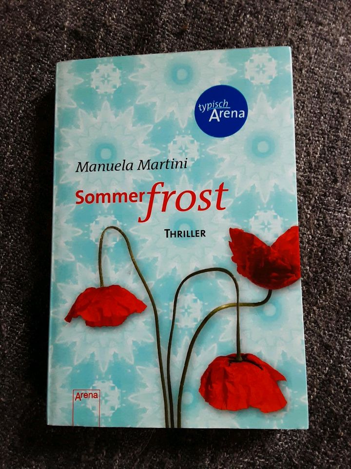 Buch Thriller von Manuela Martini "Sommerfrost" in Gilching