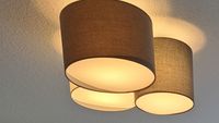 Deckenlampe ohne Leuchtmittel (grau in Textiloptik) Baden-Württemberg - Sindelfingen Vorschau