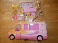 Barbie Camper,Zubehör,2 Barbies,gebraucht,bespielt Bayern - Tegernsee Vorschau