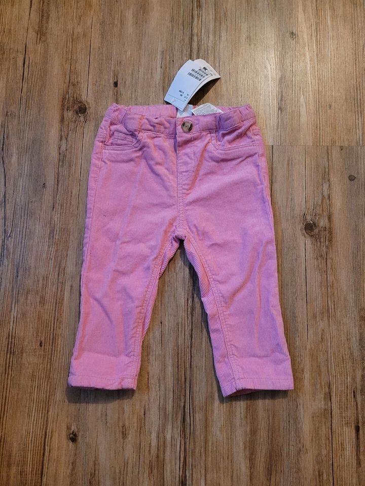 Dünne Cordhose von H&M rosa 80 Hose Cord Mädchen in Ravensburg