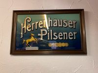 Herrenhäuser Pilsener Glasplakat Bier Rarität ! Top Hannover - Ahlem-Badenstedt-Davenstedt Vorschau
