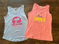 NEUw 2 x Top Shirt - Gr. M 40 - blau rosa - Blue Motion - zus 3€ Nordrhein-Westfalen - Neuss Vorschau