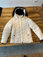 Mädchen Winterjacke, Größe 152, weiß, mit Kapuze Bayern - Augsburg Vorschau