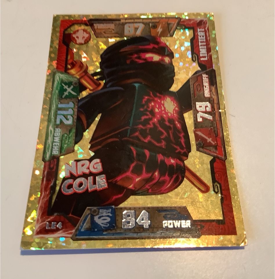 NRG Cole LE4 2016 Serie 1 Top Zustand Ninjago Karte in Köln