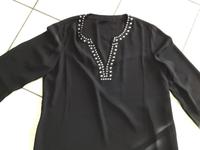 S.Oliver Black label, Gr. 42, Long Bluse, Chiffon, schwarz,Nieten Hessen - Pfungstadt Vorschau