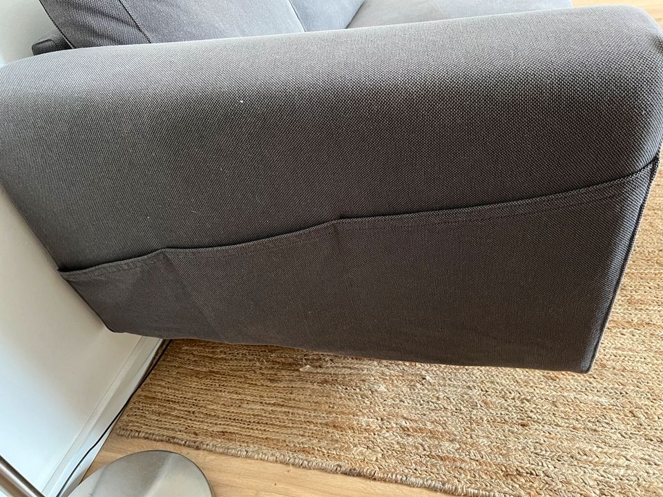 Ikea Tidafors 3er Sofa abziehbar waschbar taupe in Boizenburg/Elbe