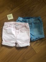 2 H&M Shorts, rosa, hellblau, Gr. 86, sehr gut Nordrhein-Westfalen - Erwitte Vorschau