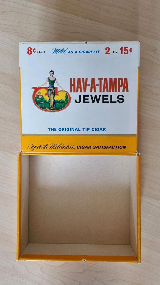 Zigarrenschachtel Florida HAV-A-TAMPA Jewels in Bad Friedrichshall