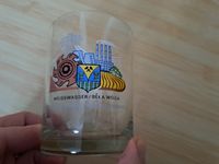 seltenes WEISSWASSER altes DDR - Trinkglas / Bierglas, KOHLE - EN Sachsen-Anhalt - Merseburg Vorschau