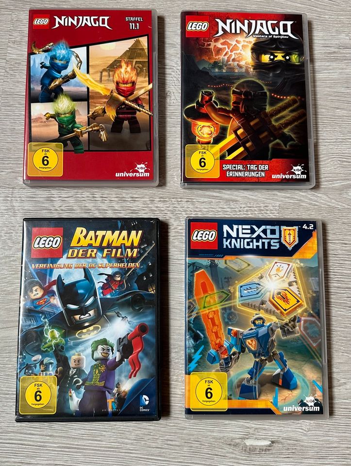 Lego DVDs Ninjago, Nexo Knights, Batman in Lübeck