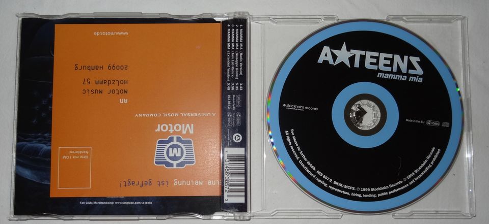 T MS CD Maxi-Single A TEENS Mamma Mia Stockholm Records - 563 857 in Breitscheid