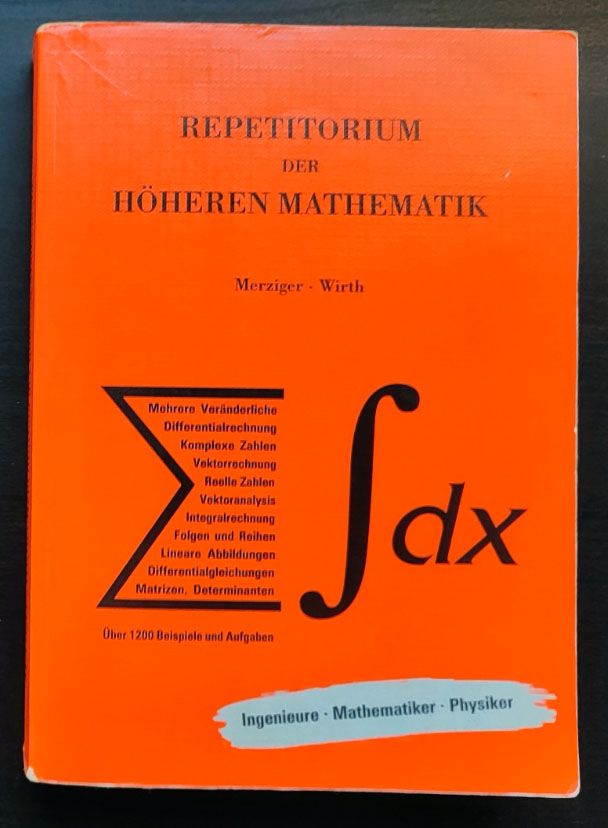 Merziger/Wirth: Repetitorium der höheren Mathematik in Aschheim