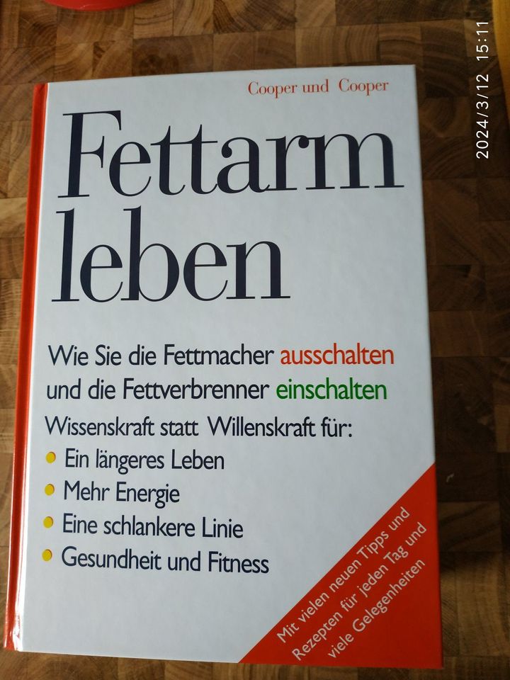 Buch Fettarm leben Cooper und Cooper in Marktredwitz