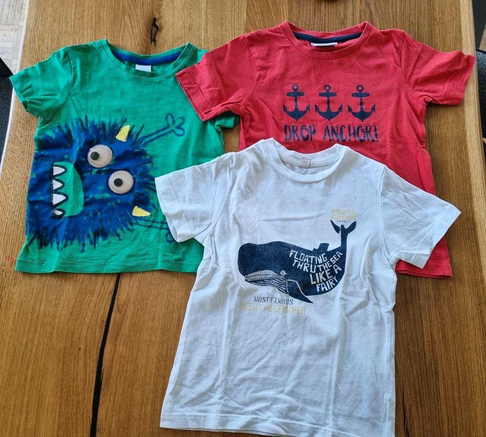 Set 3x T-Shirt kurzarm Gr. 104 Esprit C&A Topolino in Radebeul