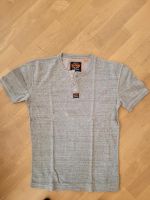 NEU superdry T-Shirt hellgrau mit Knopfleiste S Bayern - Eckental  Vorschau