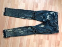 Represent Jeans grau bleach Destroyed Gr. 34 Niedersachsen - Estorf Vorschau