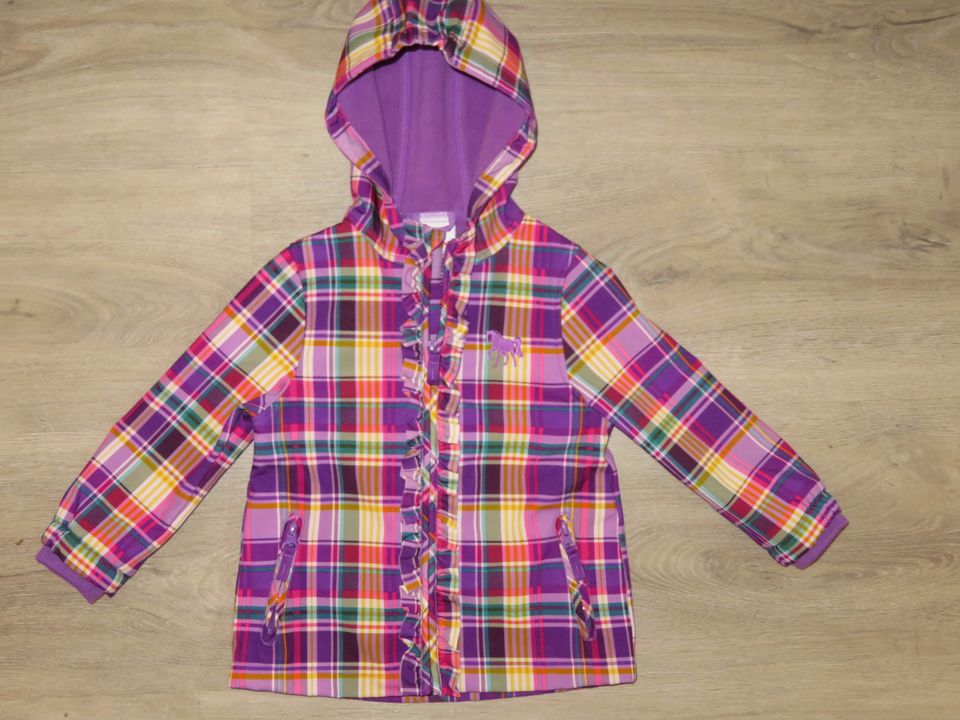 Topolino Mädchenjacke lila rosa Pferd 98 Jacke Übergang Fleece in Oberhausen