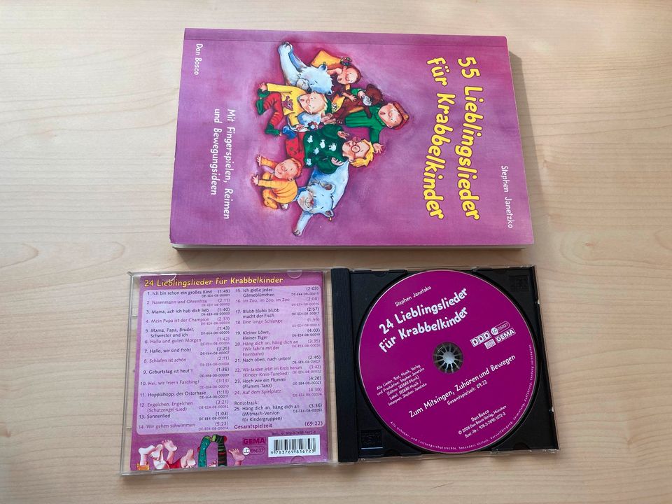 55 Lieblingslieder für Krabbelkinder Buch mit CD in Gerlingen