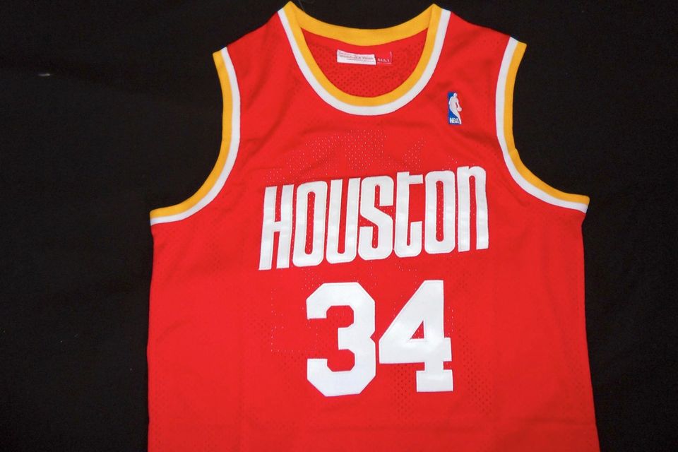 Hakeem Olajuwon Houston Rockets Trikot Rot in Köln