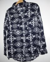 Damen H & M Boho Bluse Hemd Tunika Dunkel blau gr. 36 Hessen - Büttelborn Vorschau