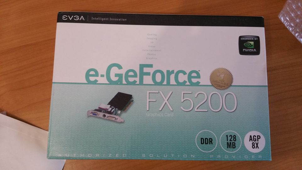 GeForce FX5200-DV128 VGA/DVI/TV AGP Grafikkarte Nvidia in Kiel