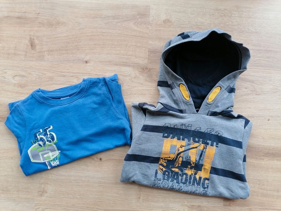 Vögele Sweatshirt blau Topolino Hoody grau Gr. 104 in Westhausen