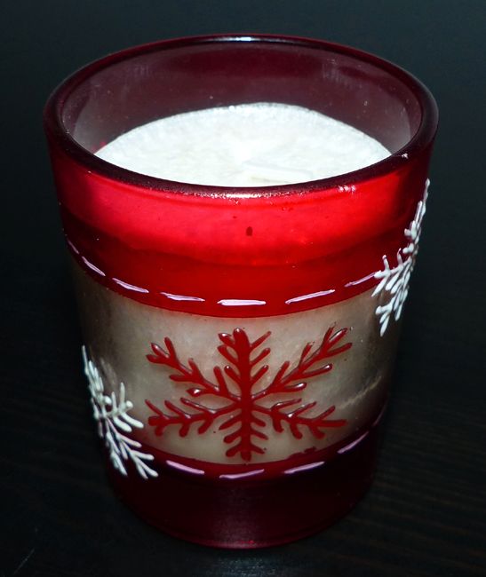Kerze Teelicht Glas Advent Weihnachten Adventskerzen Deko Winter in Großpösna